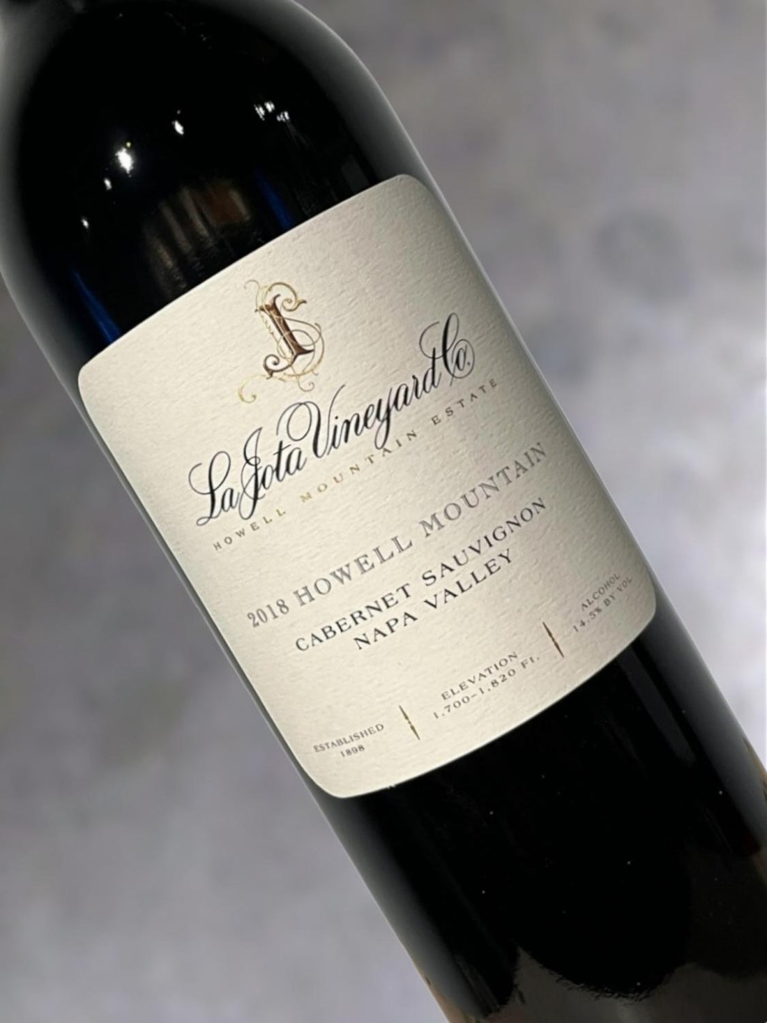 La Jota Cabernet Sauvignon Howell Mountain 2018 Magnum
