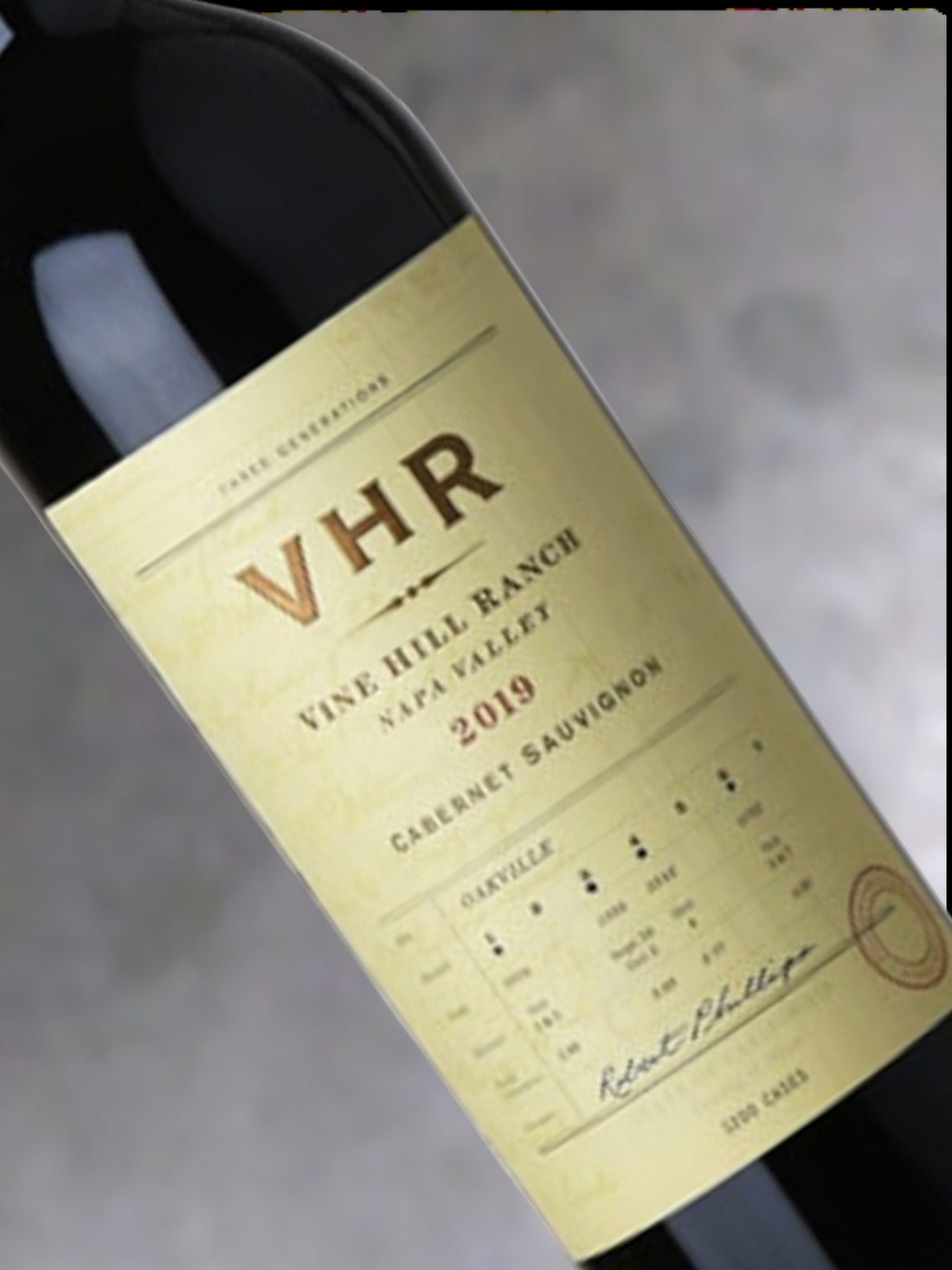 Phillips Family Cabernet Sauvignon Vine Hill Ranch VHR 2019