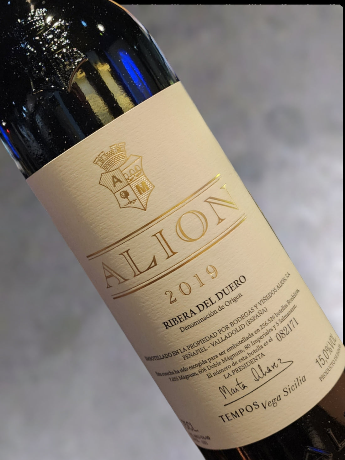 Bodegas Vega Sicilia Bodegas Alion 2019