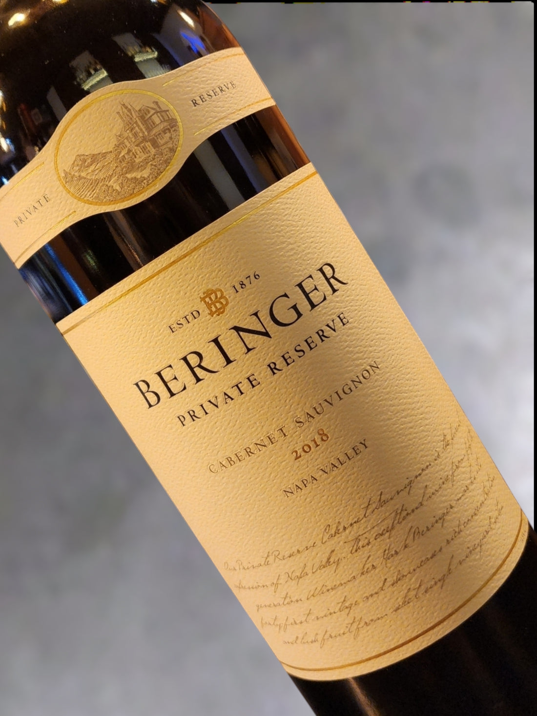 Beringer Cabernet Sauvignon Private Reserve 2018