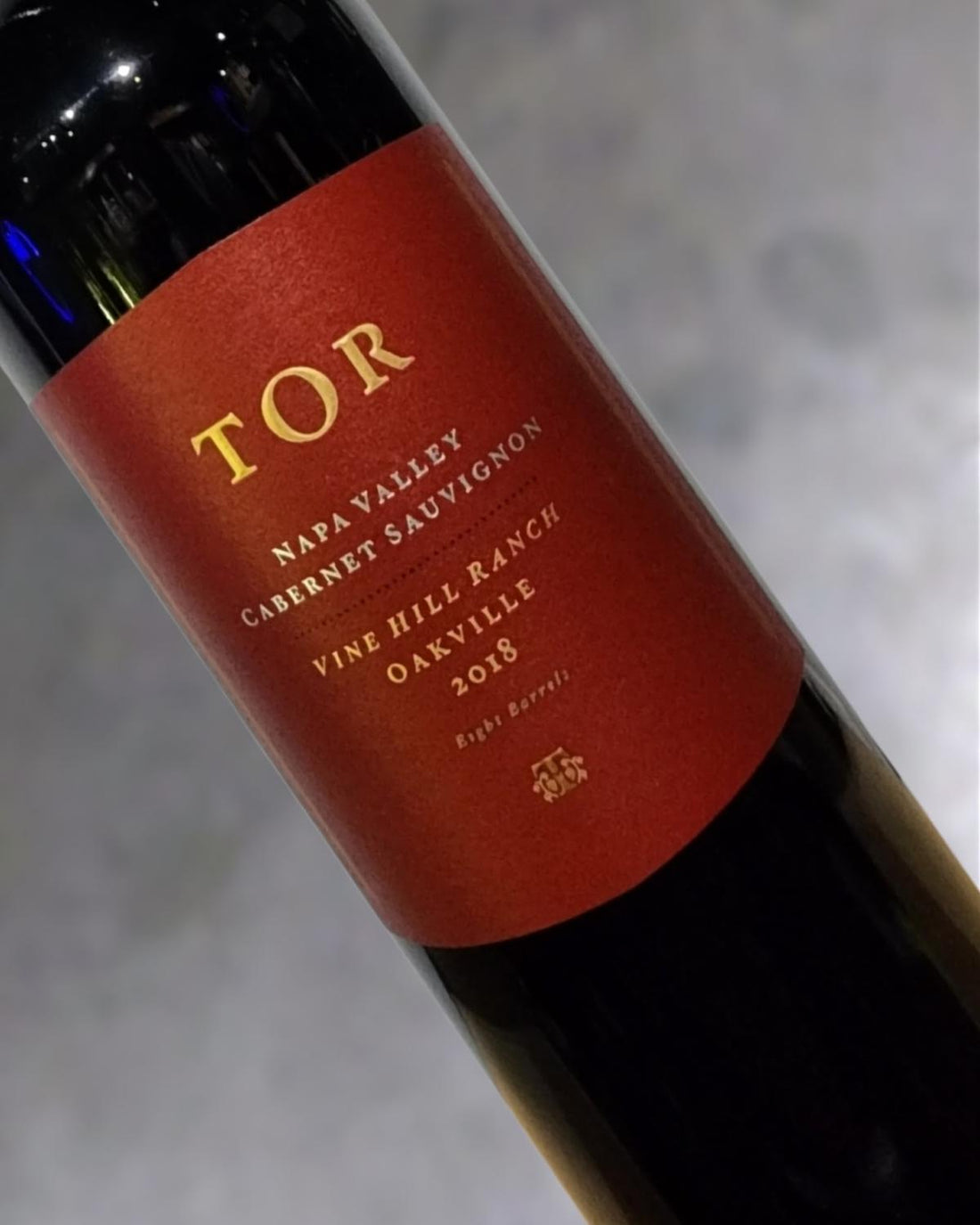 TOR Cabernet Sauvignon Melanson Vineyard Pritchard Hill 2019