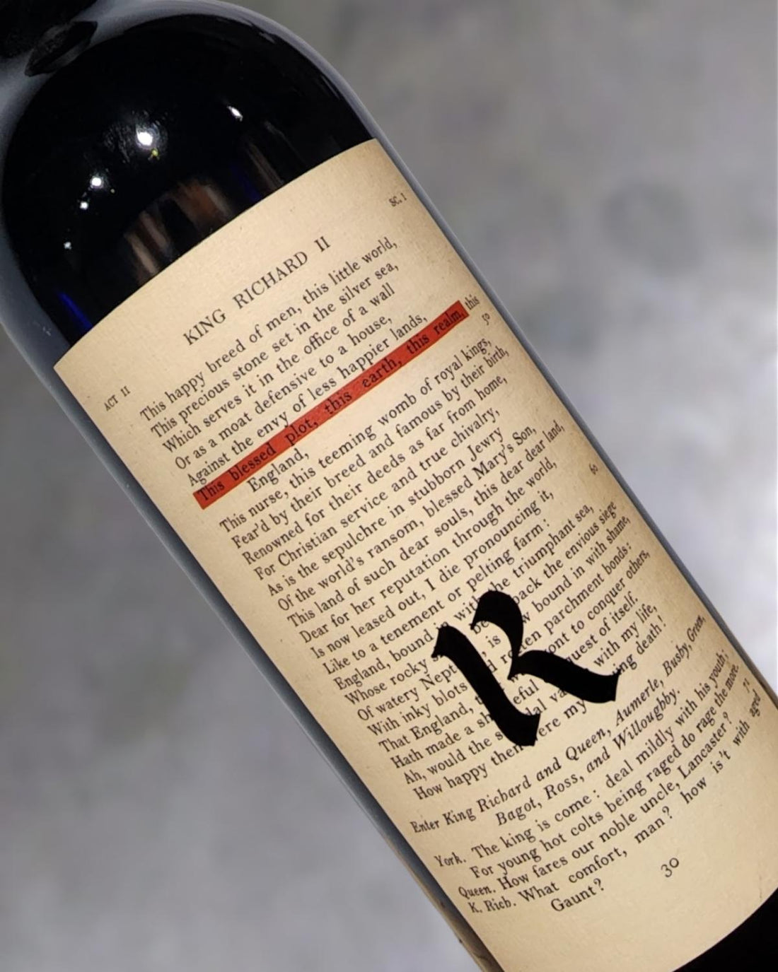 Realm Cellars Cabernet Sauvignon The Bard Napa Valley 2021