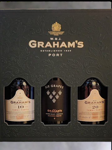 Grahams Port Variety Pack 10 Year, 20 Year, 6 Grapes