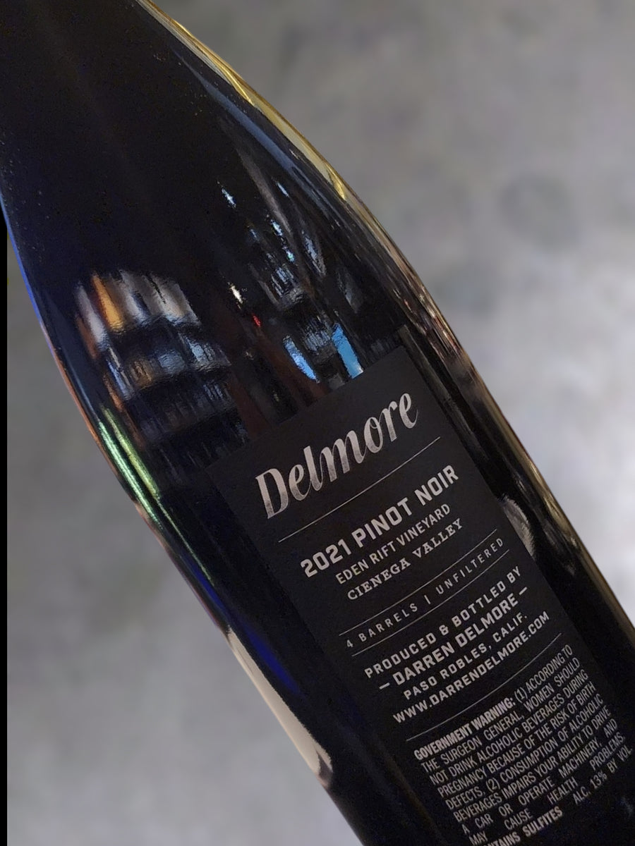 Delmore Pinot Noir Eden Rift Vineyard Cienega Valley 2021