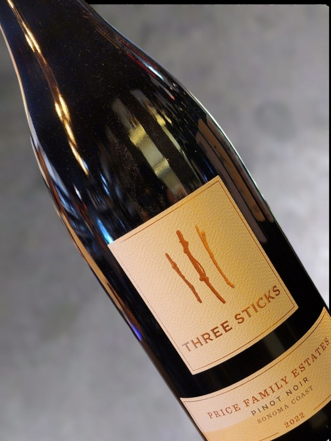 Three Sticks Pinot Noir Price Family Estates Sonoma Coast 2022