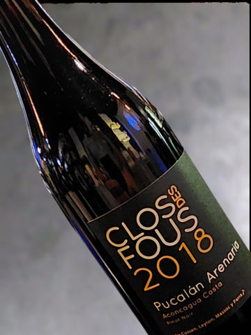 Clos des Fous Pinot Noir Pucalan Arenaria 2018