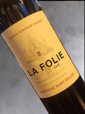 Domaine Gonzague Maurice La Folie Montagne-Saint-Emilion 2016