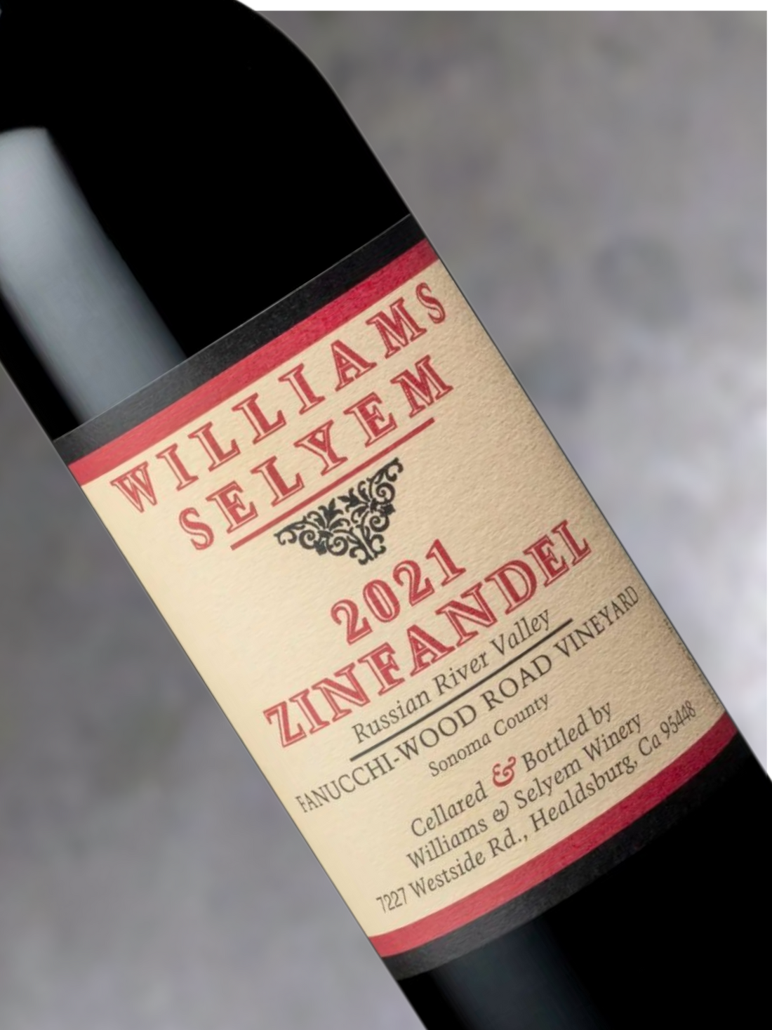 Williams Selyem Zinfandel Fanucchi-Wood Road Vineyard 2021