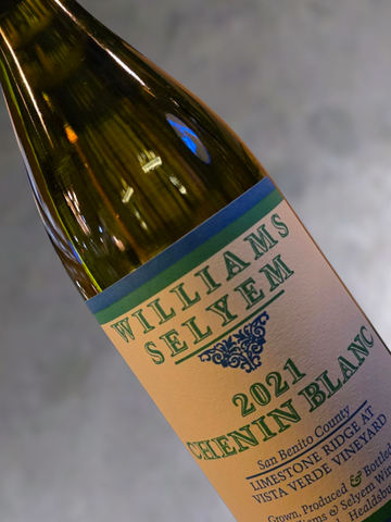 Williams Selyem Chenin Blanc Limestone Ridge Vista Verde Vineyard 2020