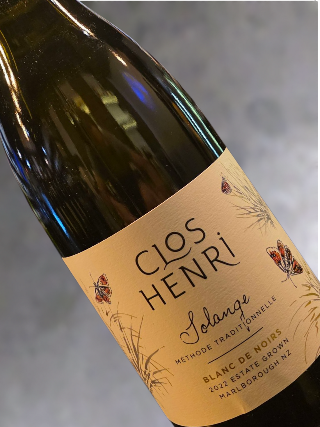 Clos Henri Solange Estate Blanc de Noirs Brut Sparkling Methode Tradionnelle 2022
