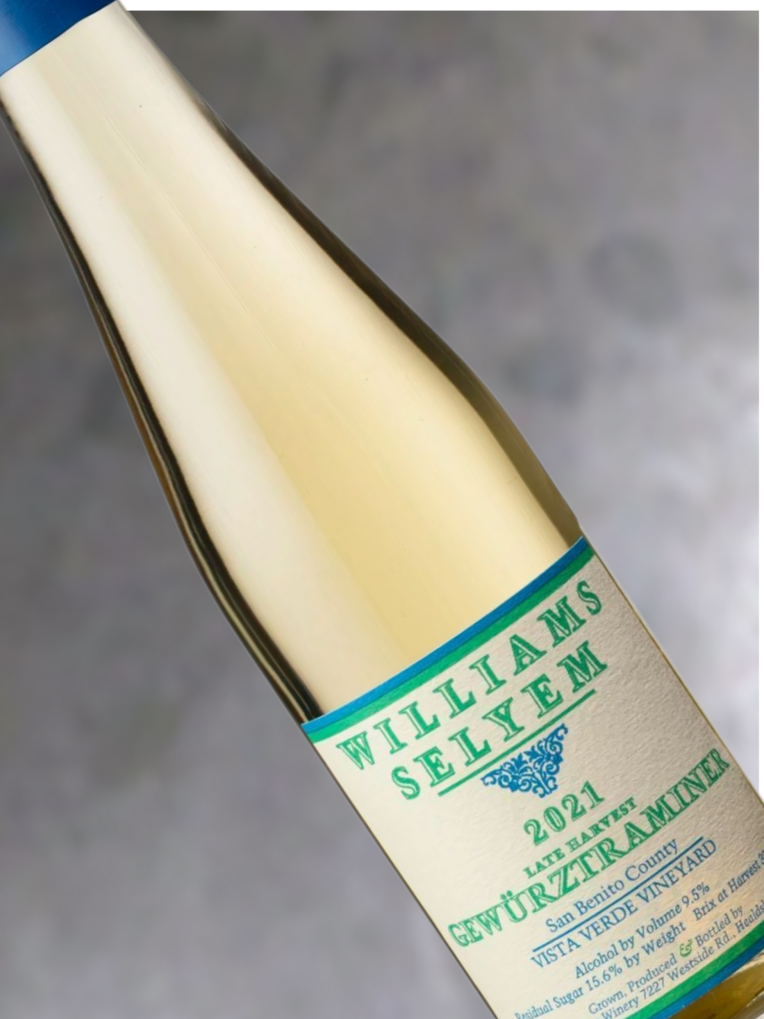 Williams Selyem Late Harvest Gewurtraminer Vista Verde Vineyard 2021