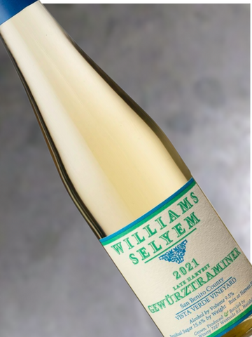 Williams Selyem Late Harvest Gewurtraminer Vista Verde Vineyard 2021