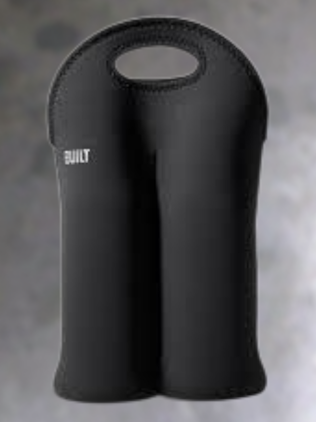 Built 2 Bottle Neoprene Bag Black