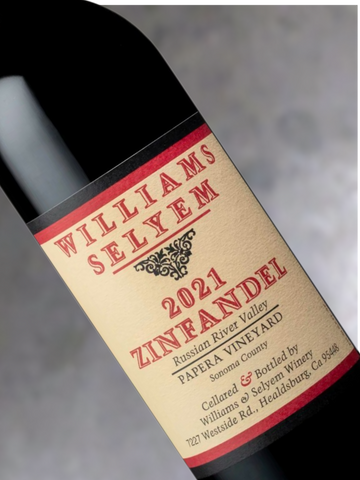 Williams Selyem Zinfandel Papera 2021