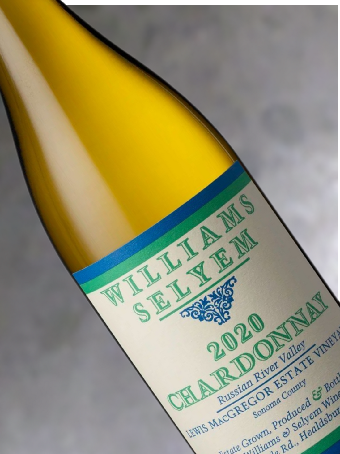 Williams Selyem Chardonnay Lewis MacGregor Estate Vineyard 2020