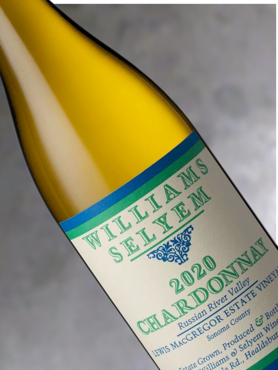 Williams Selyem Chardonnay Lewis MacGregor Estate Vineyard 2020
