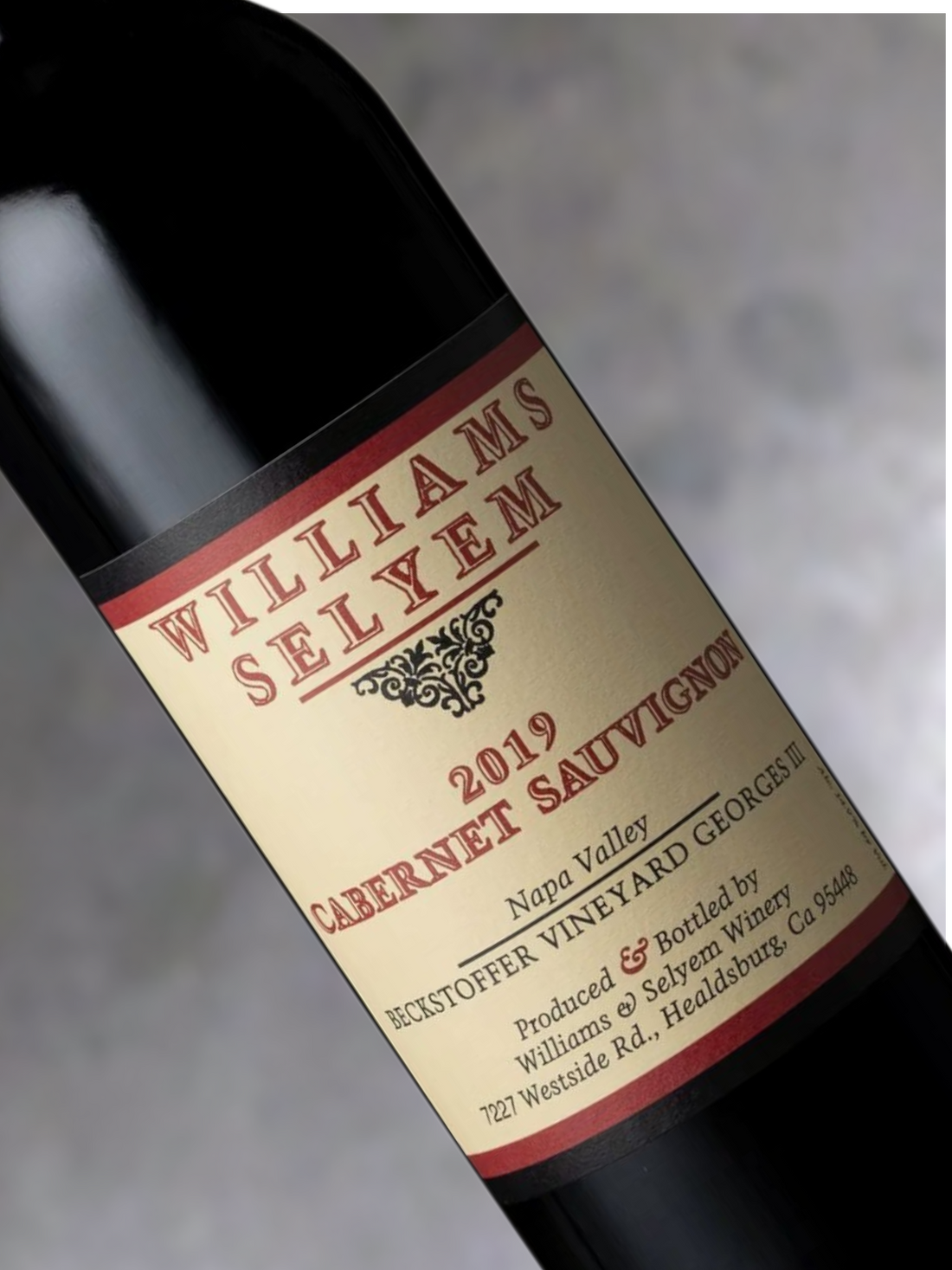 Williams Selyem Cabernet Sauvignon Beckstoffer Vineyard Georges III 2019