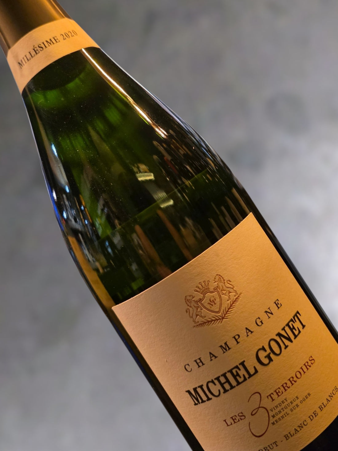 Champagne Michel Gonet Blanc de Blancs Les 3 Terroirs Grand Cru 2020 Extra Brut