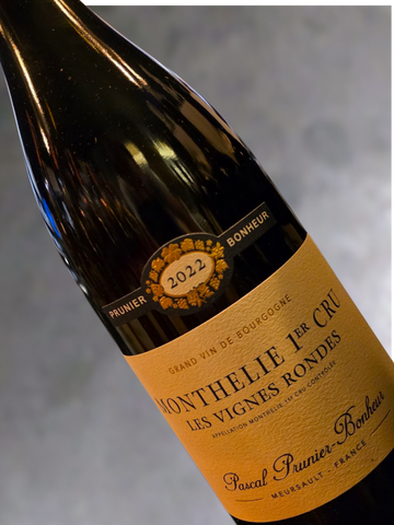 Domaine Prunier Bonheur Monthelie Rouge Les Vignes Rondes 1er Cru 2022